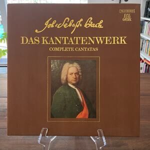 J.S. Bach Das Kantatenwerk Complete Cantatas Vol 15 LP Box Set 1976 Telefunken